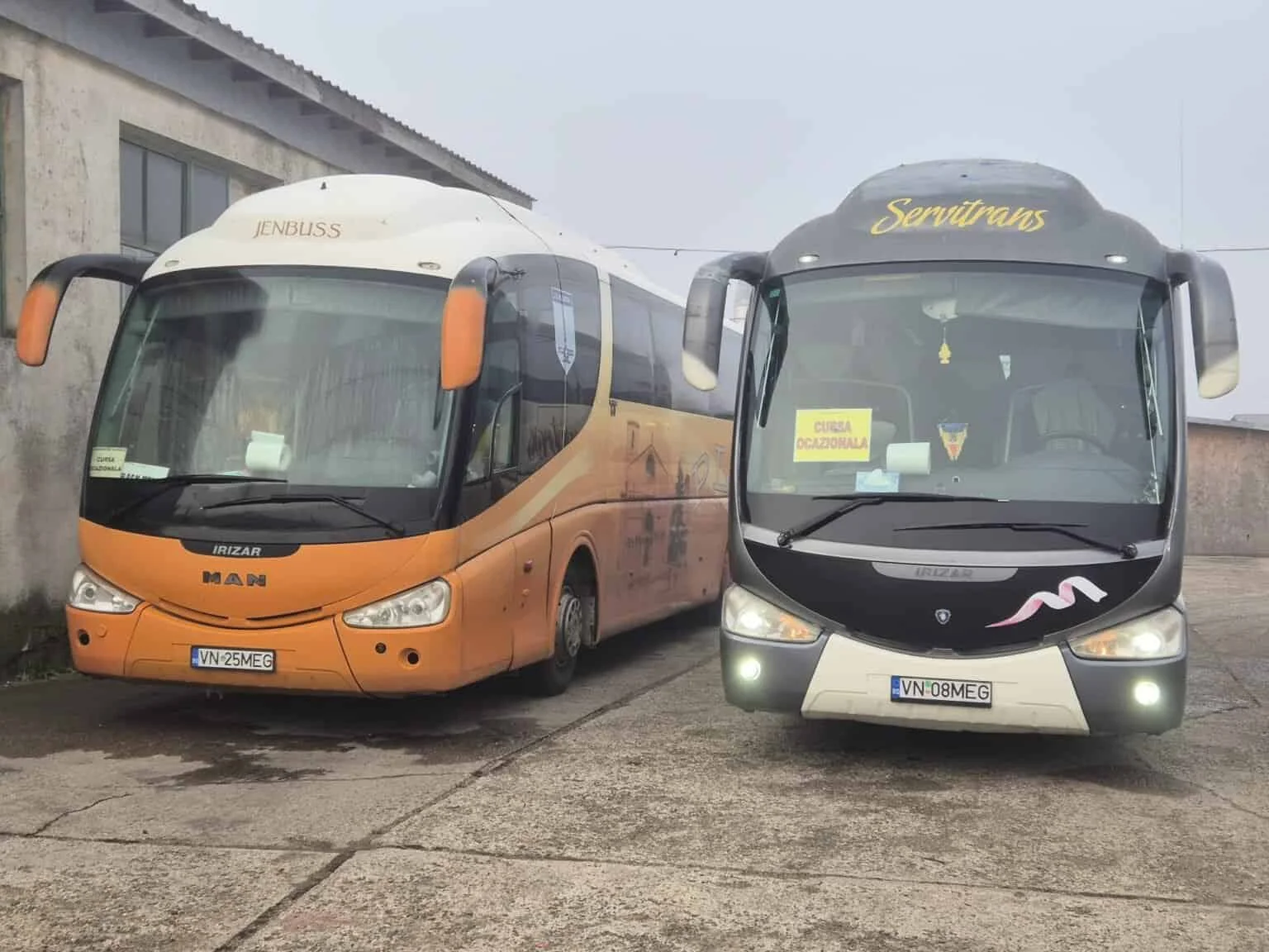 Autocar București Focșani flotă